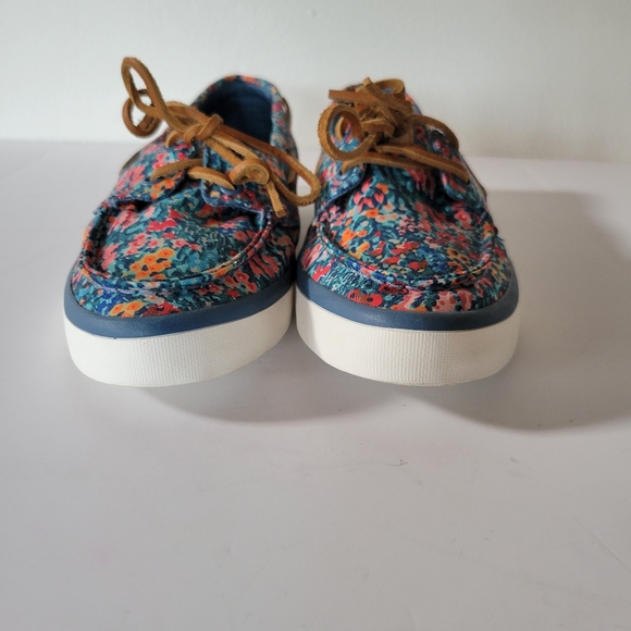 Sperry Floral Lace-up Slip-on Loafers Size 6.5 - Picture 4 of 7
